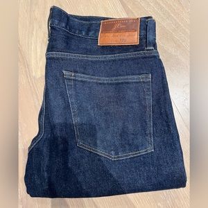 J Crew 770 Denim Jeans Japanese fabric. 32x30 Raw Indigo